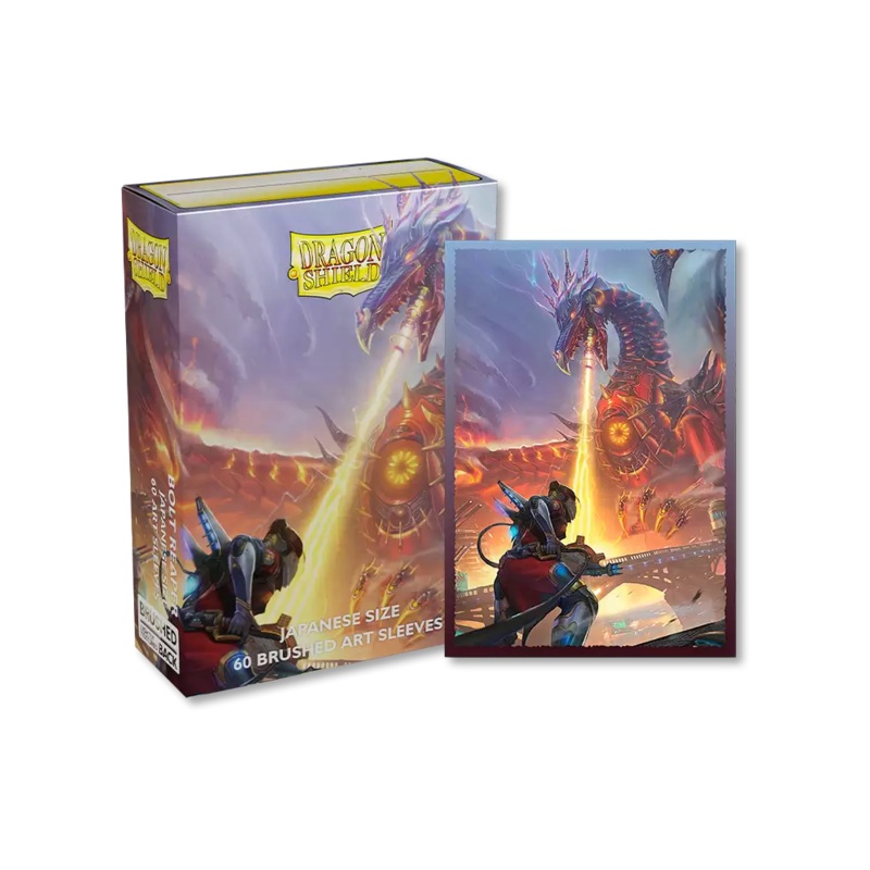 Dragon Shield: Japanese Size Brushed Art Sleeves - Bolt Reaper (60pcs)