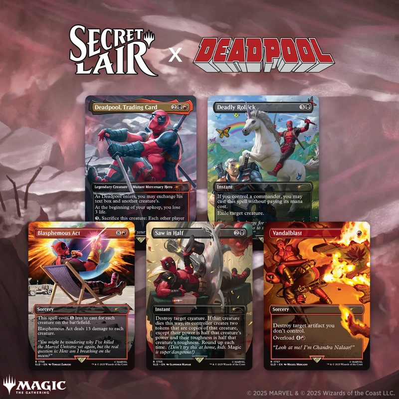 MTG: Secret Lair x Marvel's Deadpool (non foil)