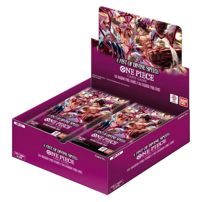 One Piece Card Game: A Fist of Divine Speed - Booster Box (24 packs) OP11
