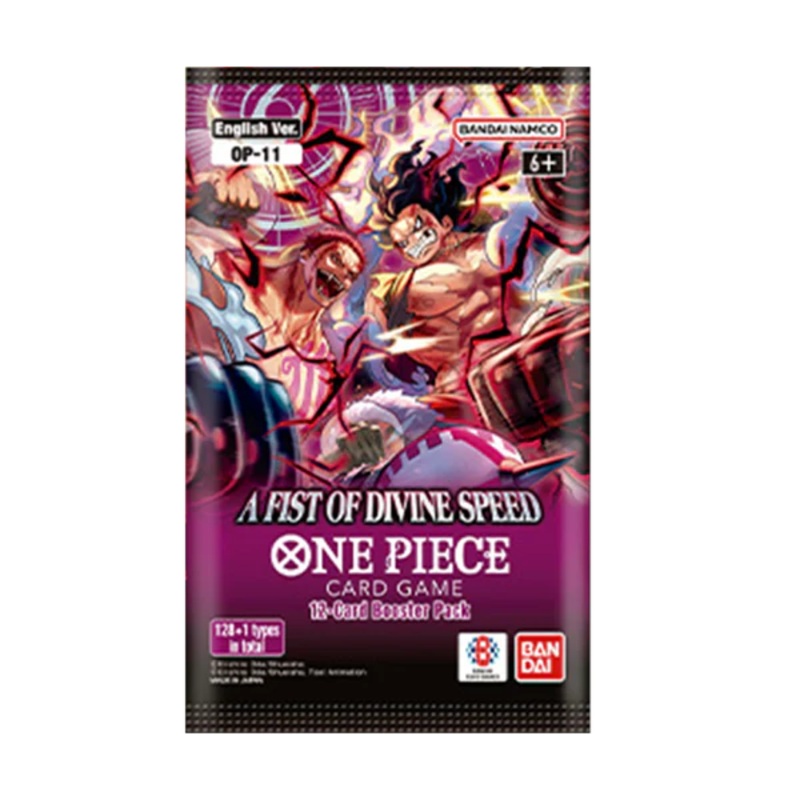 One Piece Card Game: A Fist of Divine Speed - Booster Pack (12 cards) OP11