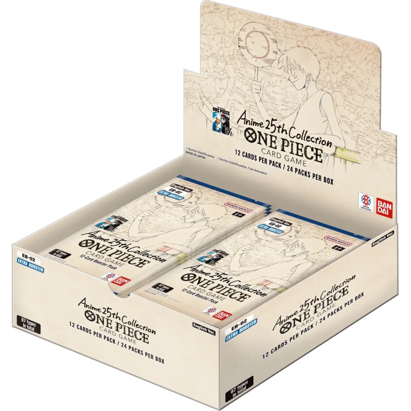 One Piece Card Game: Anime 25th Collection - Booster Box (24 packs) EB02