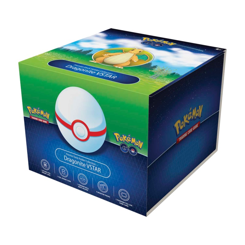 Pokemon TCG Pokemon Go (PoGo) Premier Deck Holder Collection Dragonite Vstar