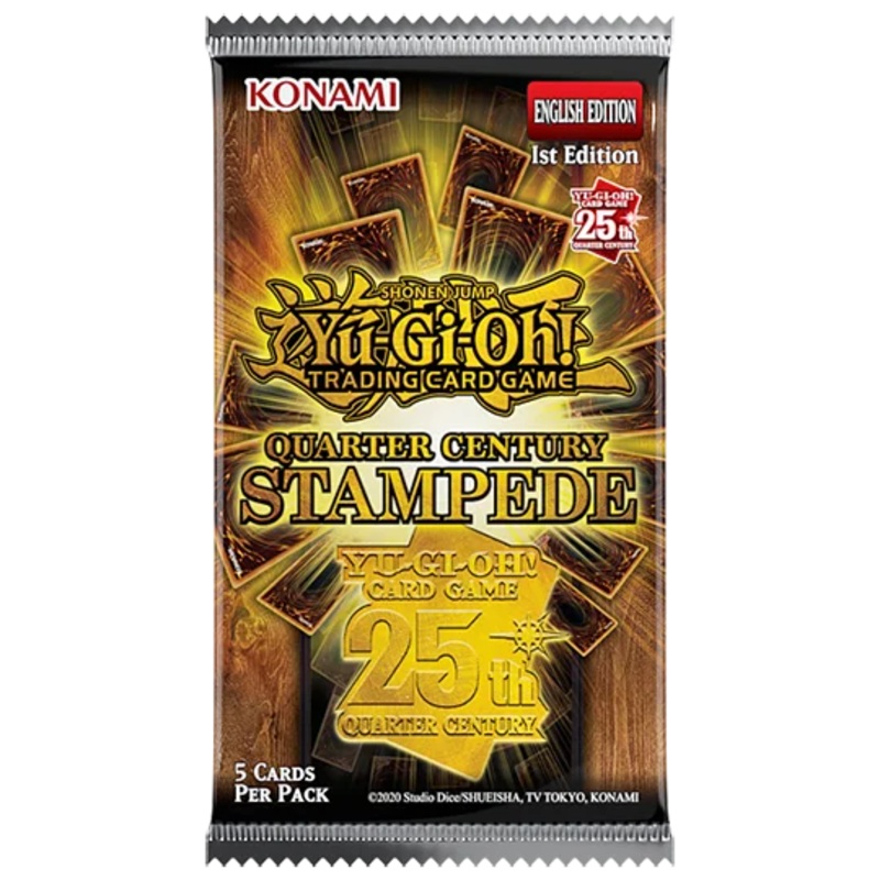Yu-Gi-Oh! Quarter Century Stampede - Booster Pack (5 cards)