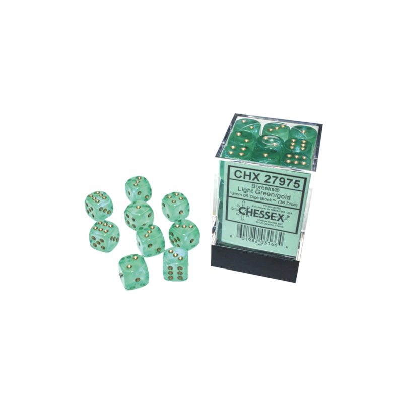 Chessex: 12mm d6 Dice Block - 36 dice