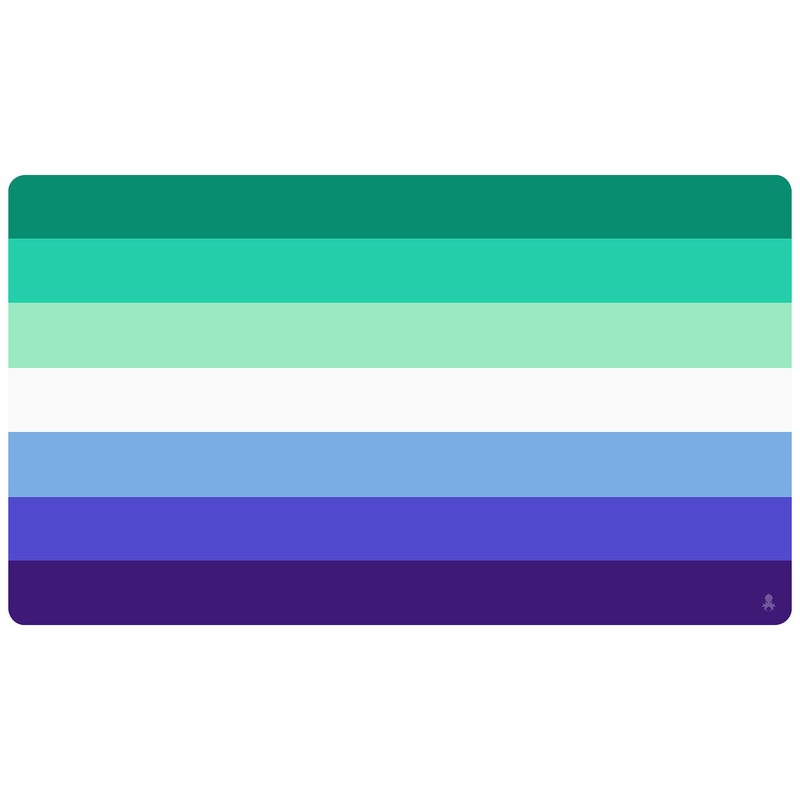 Gay-Men Pride Flag  Game Mat