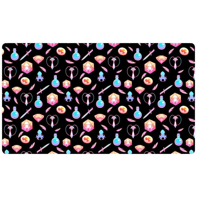 Potions and Playthings Black Game Mat