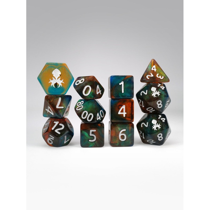 PRAWJECT:27 12pc RPG Dice Set