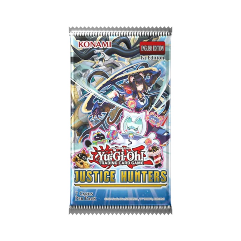Yu-Gi-Oh! Justice Hunters - Booster Pack (7 cards)
