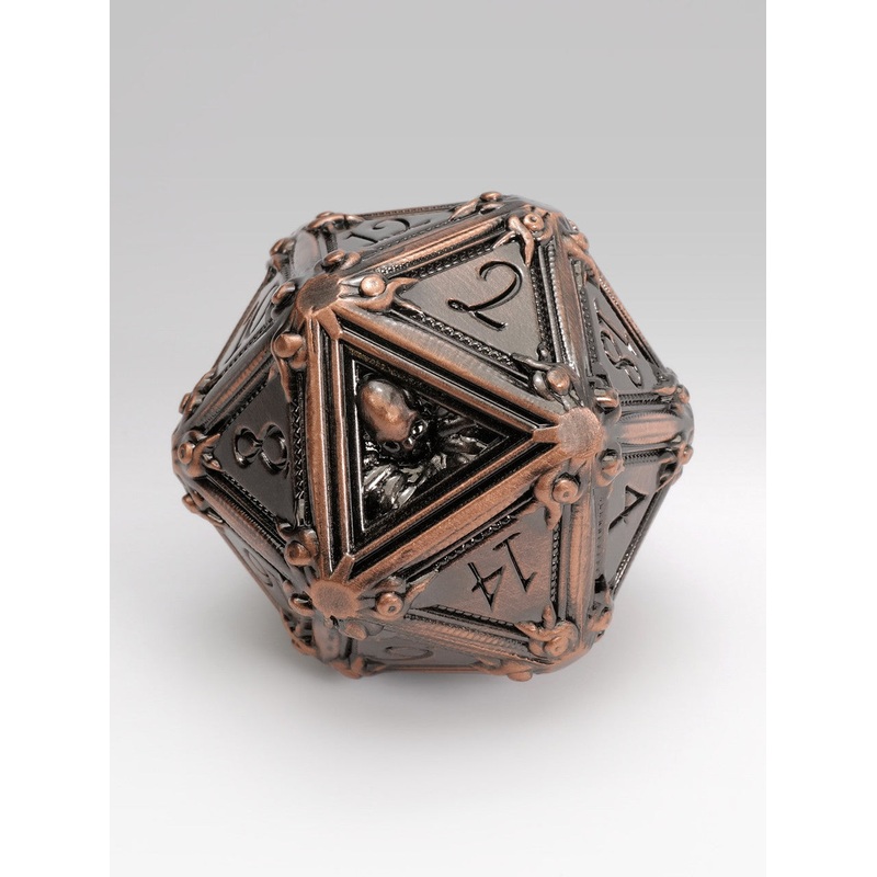50mm Geometric Horrors: Copper Golem's Eyes TTRPG  Single D20
