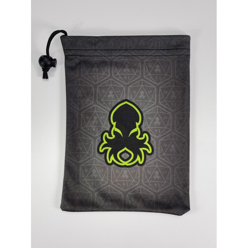 Large Dice Bag Green Kraken