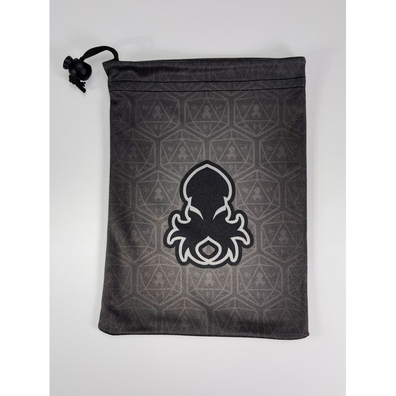 Large Dice Bag Grey Kraken