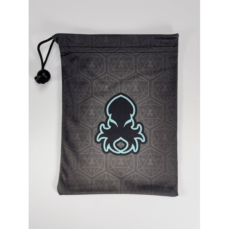Large Dice Bag Teal Kraken