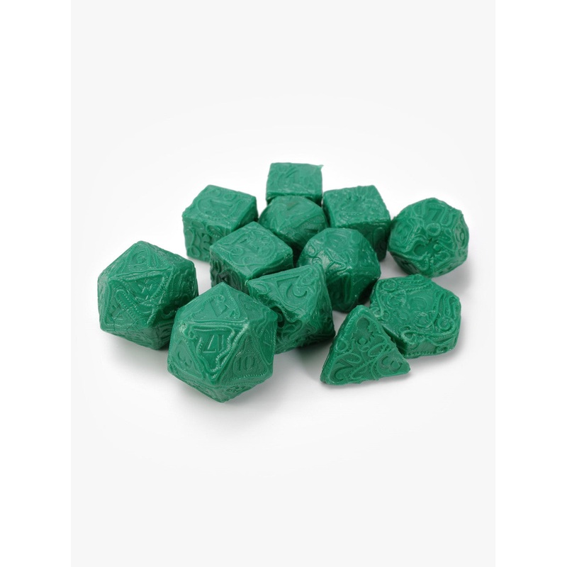 Matilda's Mistake - Practice Makes Perfect Green B-Grade Dice Set