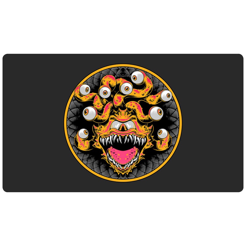 Orange Beholder Playmat