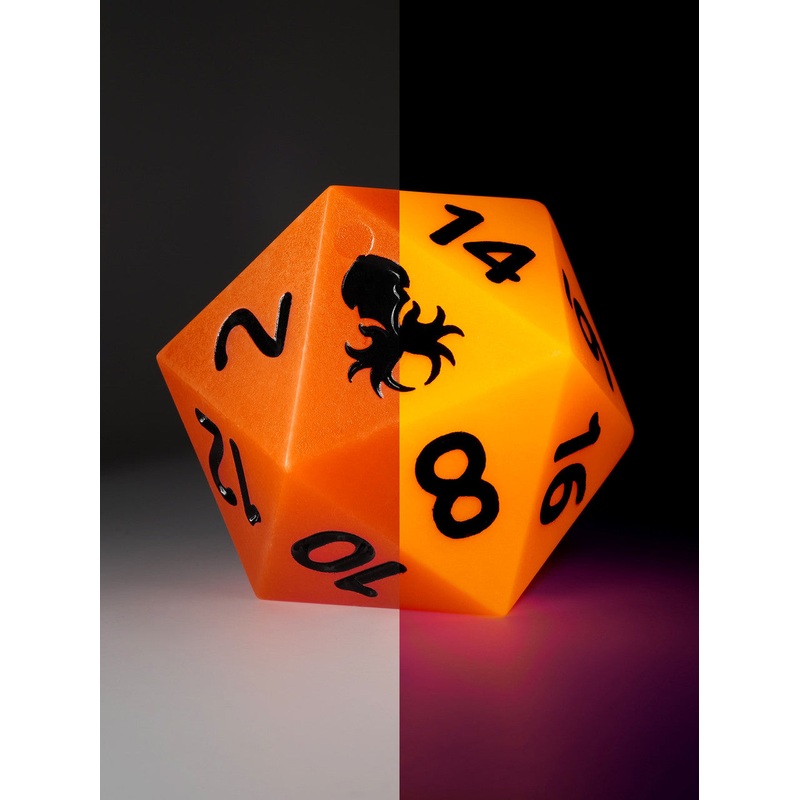 Orange Glow in the Dark 55MM D20