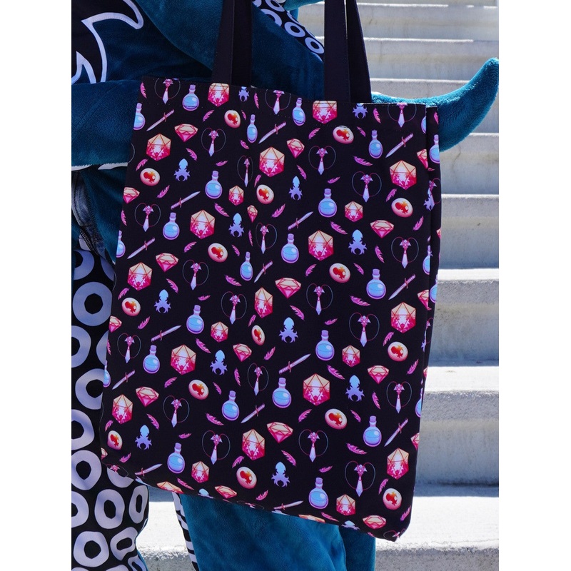 Potions and Play Things Black Tote Bag