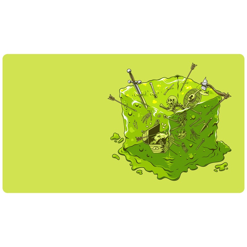 Yellow Gelatinous Cube Playmat