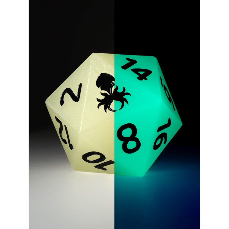 Yellow Glow in the Dark 55MM D20
