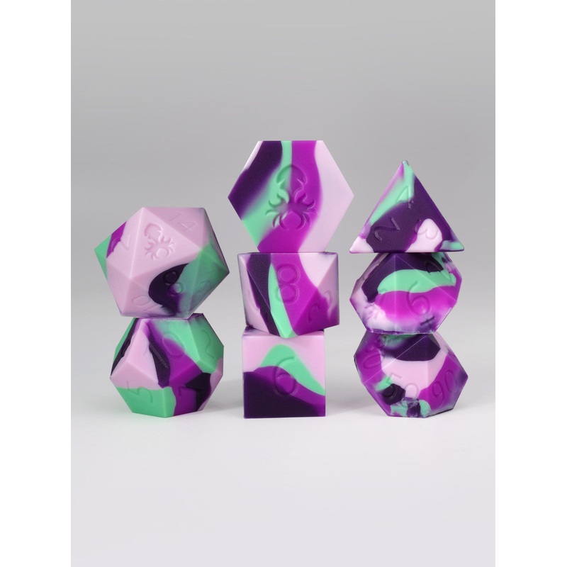 Dragon Silicone 8pc Dice Set