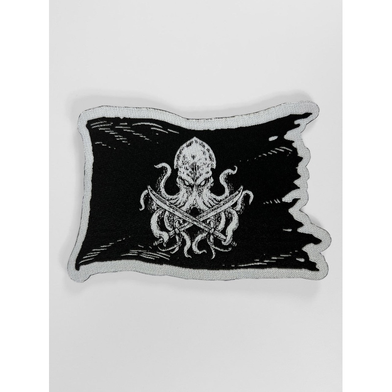Kraken Flag Fabric Patch w/Velcro Backing