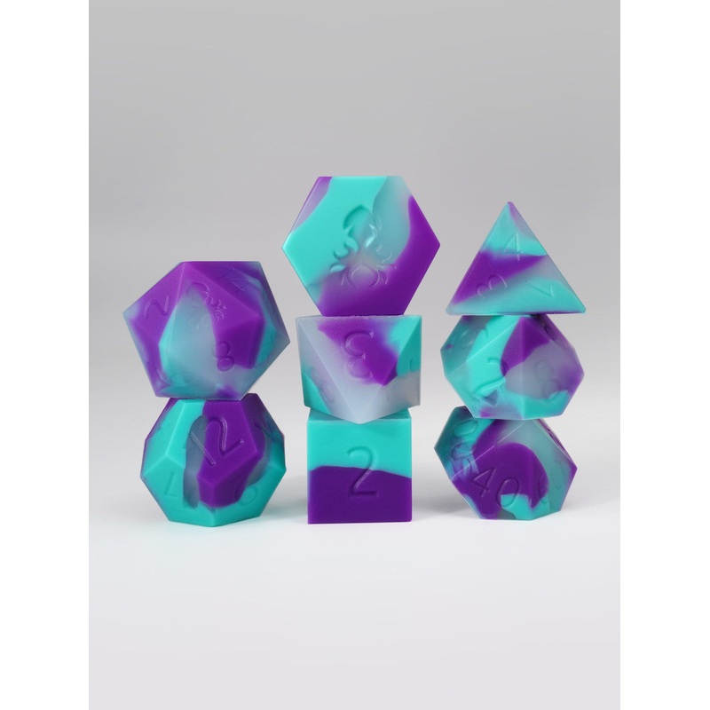 Shaman Silicone 8pc Dice Set