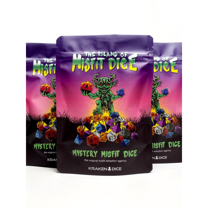 The Island of Misfit Mystery Dice 8pc Set