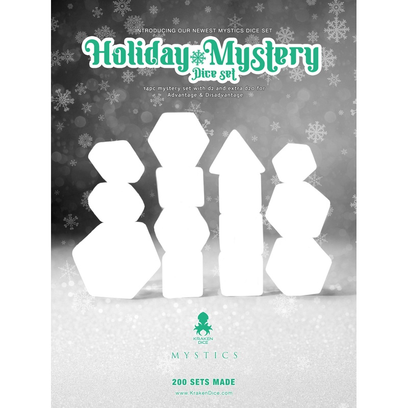Holiday Mystery 14pc Dice Set
