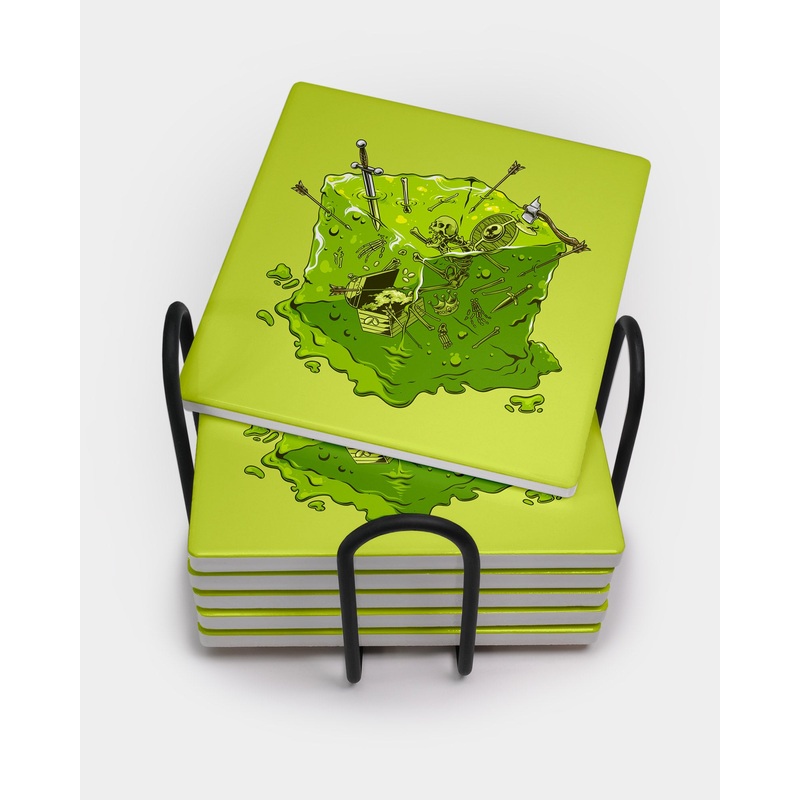 Jelly Cube Square Coaster Set