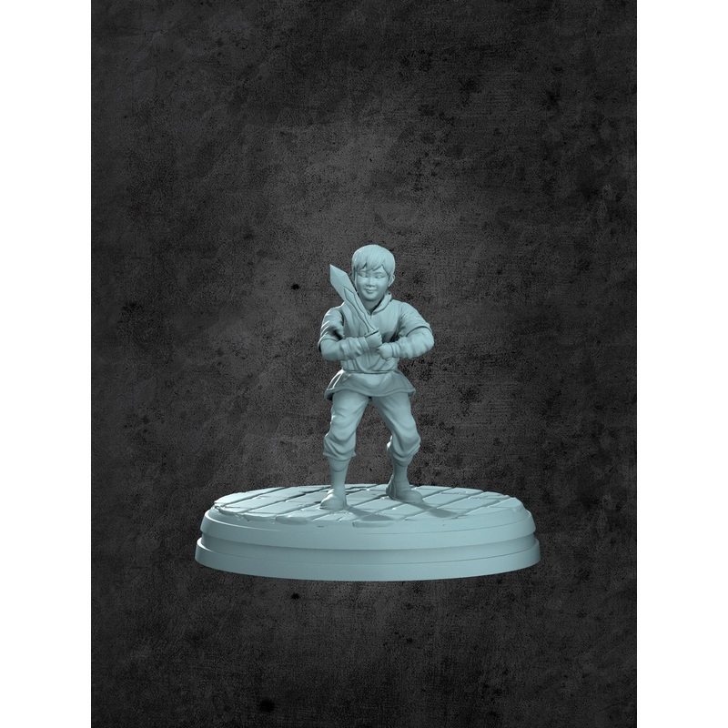 Logan (Villager Toddler) Miniature for Tabletop RPGs