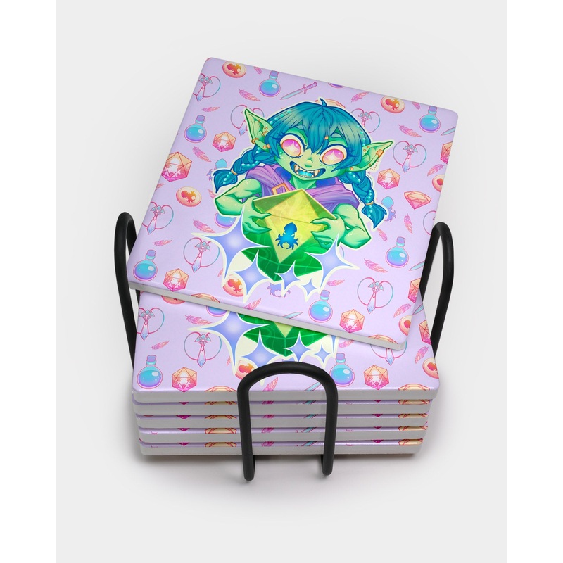 Matilda Potions Square Coaster