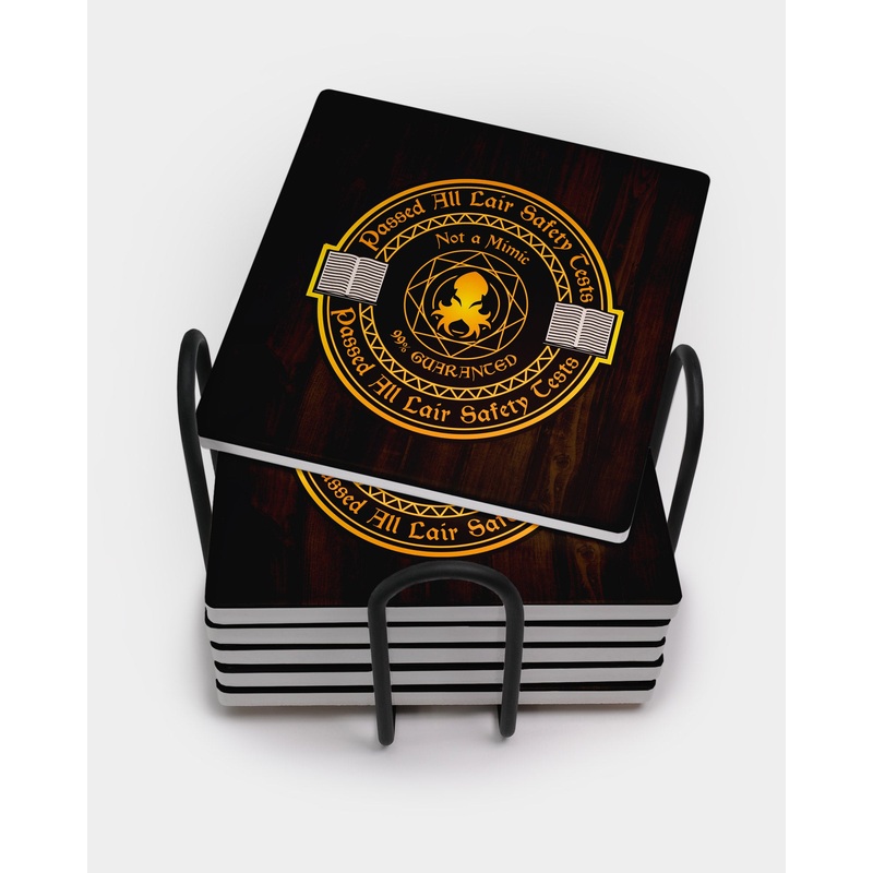 Not a Mimic Square Coaster