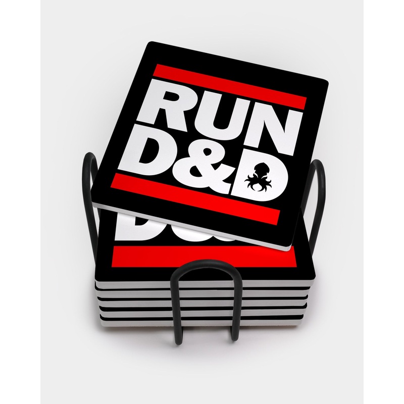 Run D&D Square Coaster Set