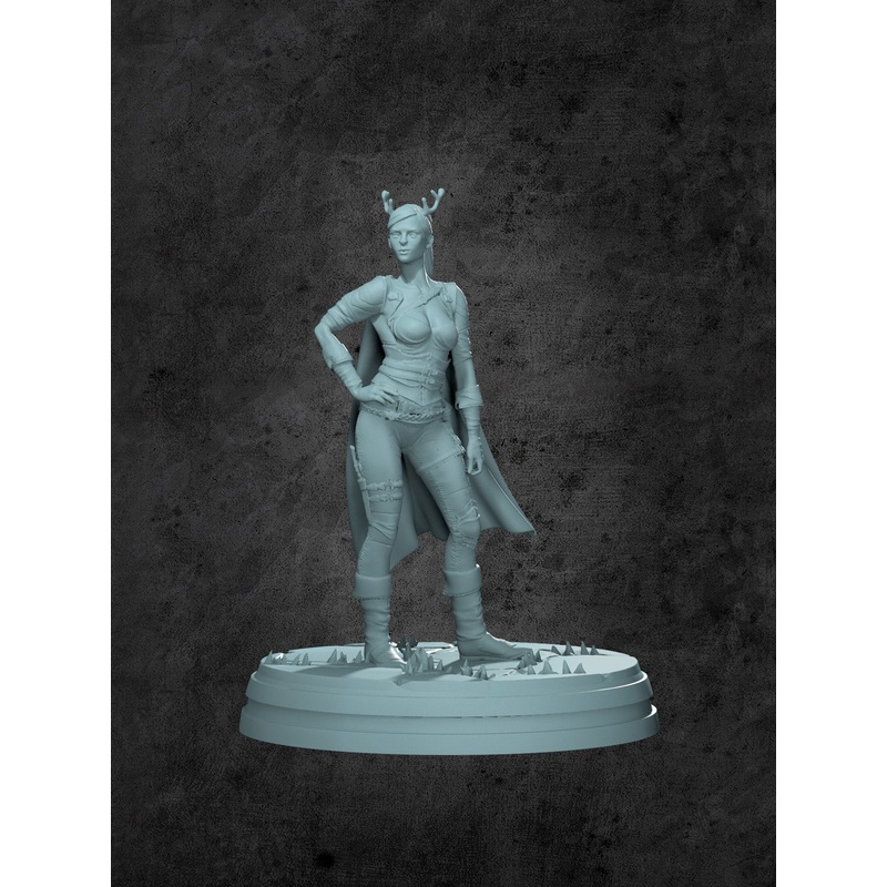 Stacia (Fawn) Miniature for Tabletop RPGs