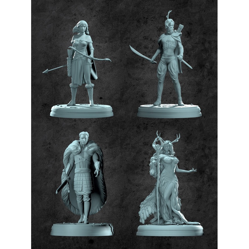 Gather the Party: Tabletop RPG Miniature Combo