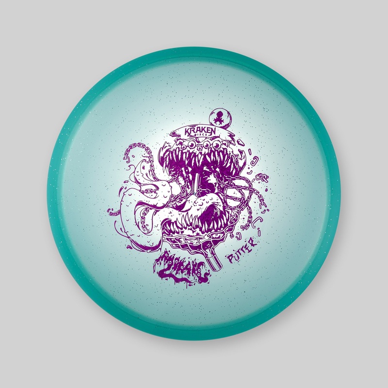 Mimic Teal Jelly Putter with Pink Foil