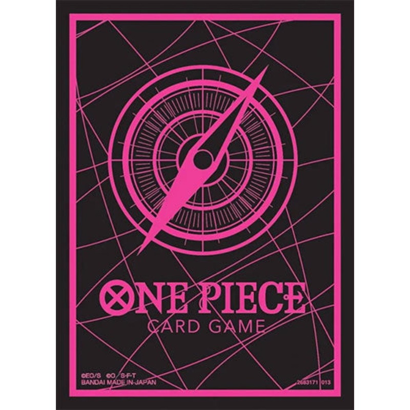 One Piece Sleeves - Standard Black & Pink