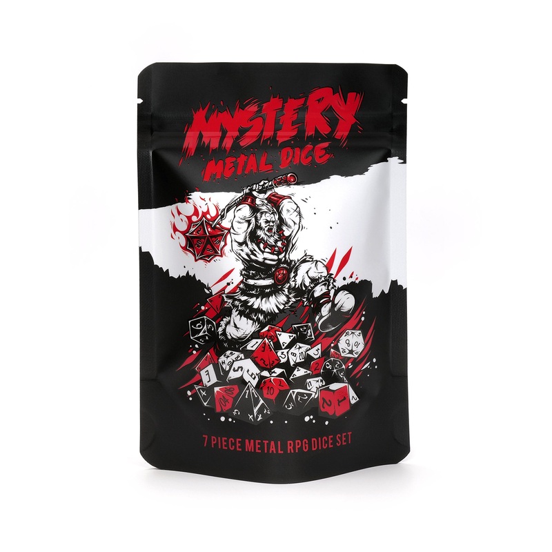 Dice Market Mystery Metal 7pc Dice Set