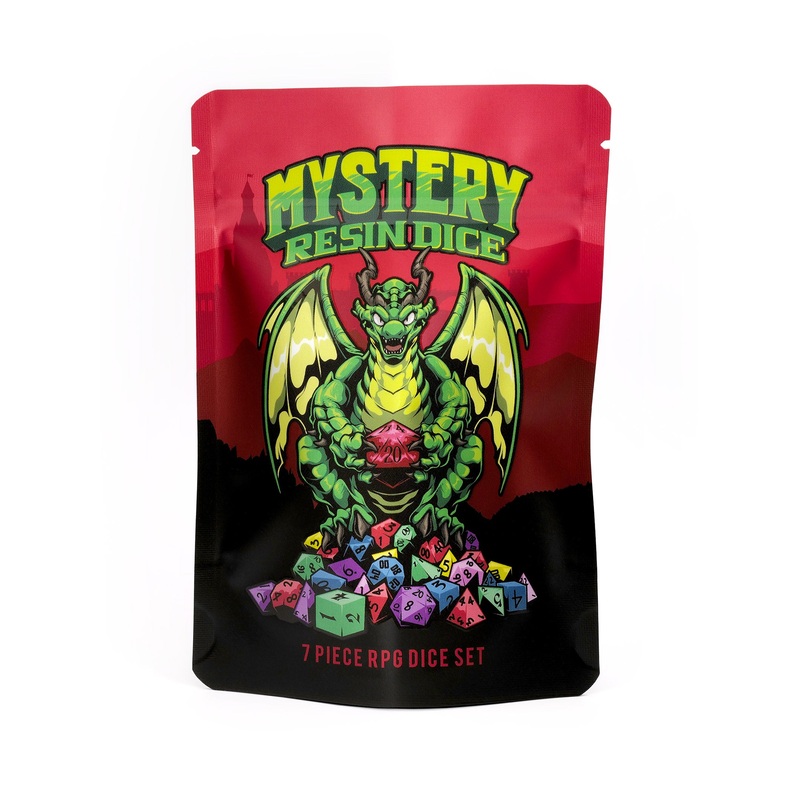 Dice Market Mystery Resin 7pc Dice Set