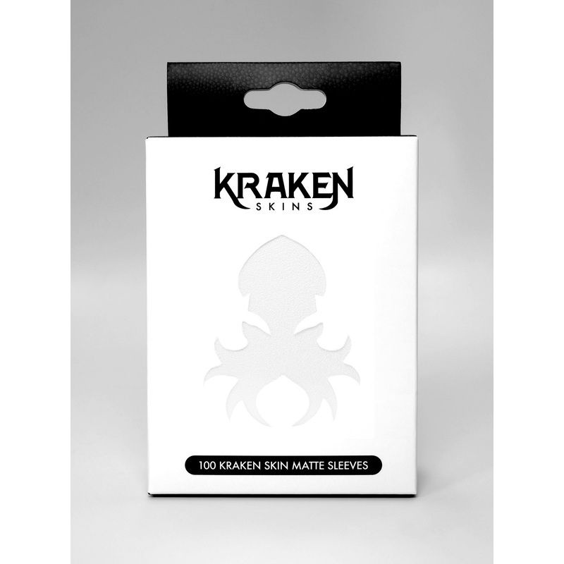 Kraken Skins Frost White Matte Sleeves