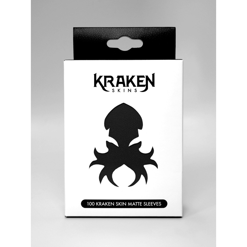Kraken Skins Obsidian Black Matte Sleeves