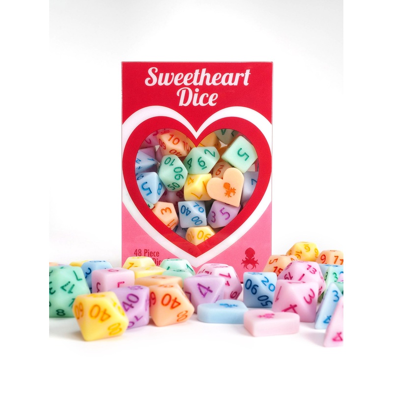 Be My Valentine "Sweetheart Dice" 48 Piece Dice Set