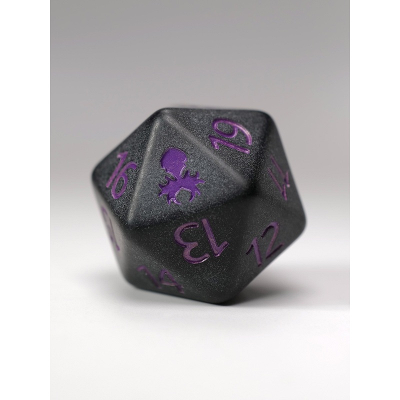 Slate: Purple Matte Spindown D20