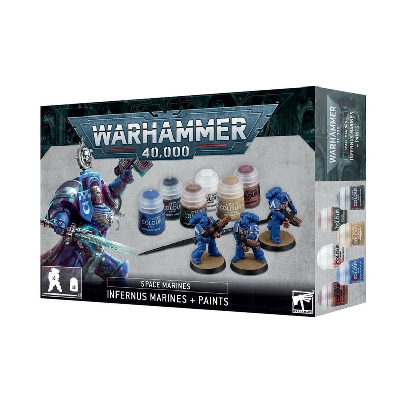 Space marines: Infernus Marines Plus Paints