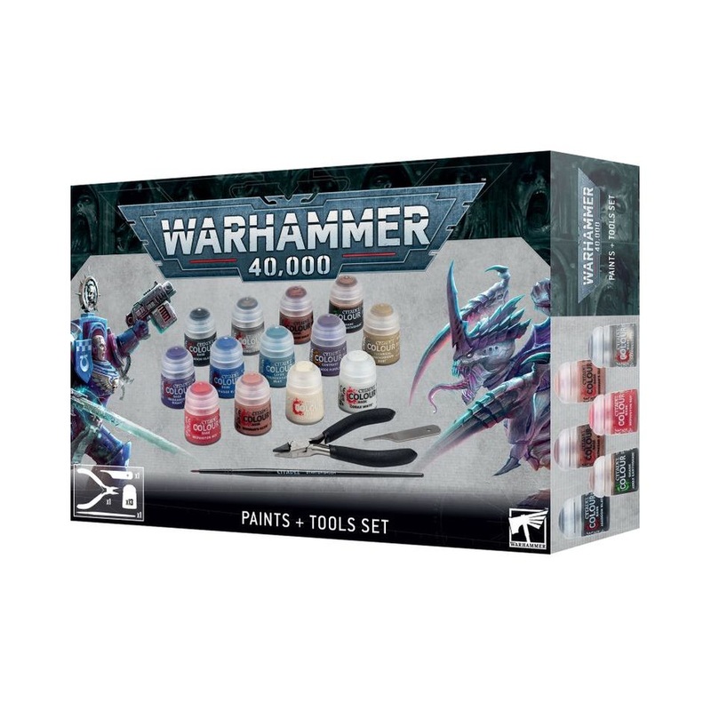 Warhammer 40k: Paints and Tools Set