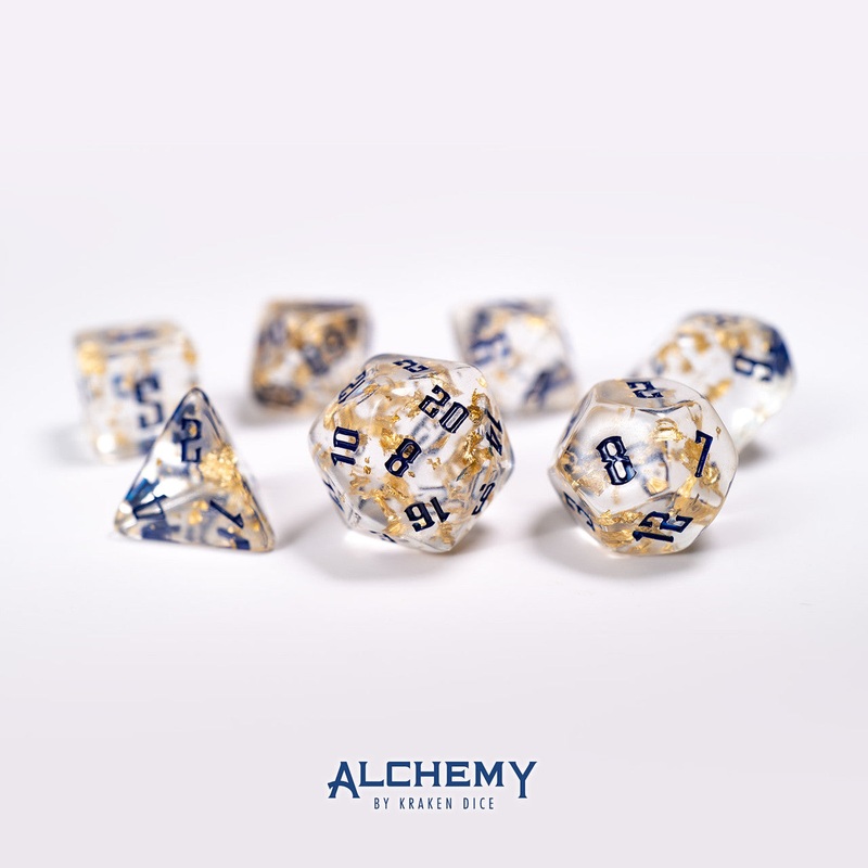 7pc Fragments of the Sun with Navy Ink