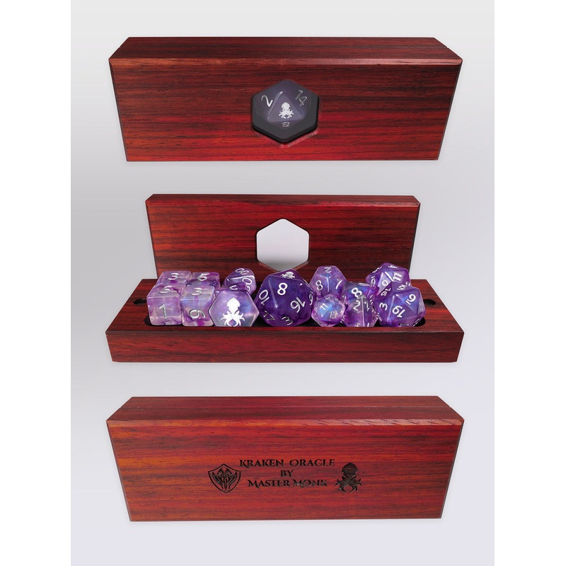Kraken's Oracle Paduk Dice Vault by Master Monk