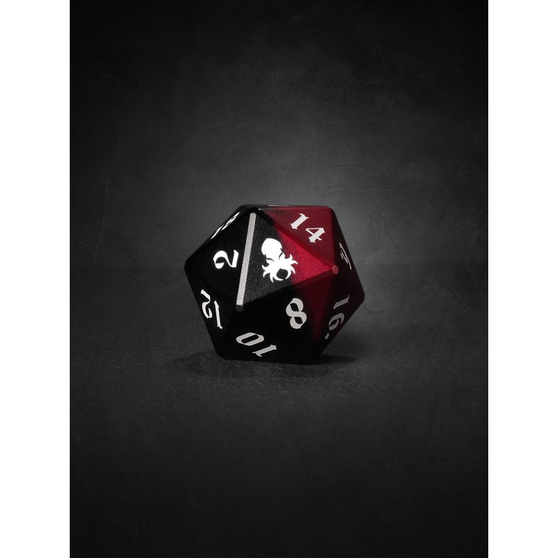Vulcan: Blood Knight 30mm Black and Red Precision Aluminum Single D20