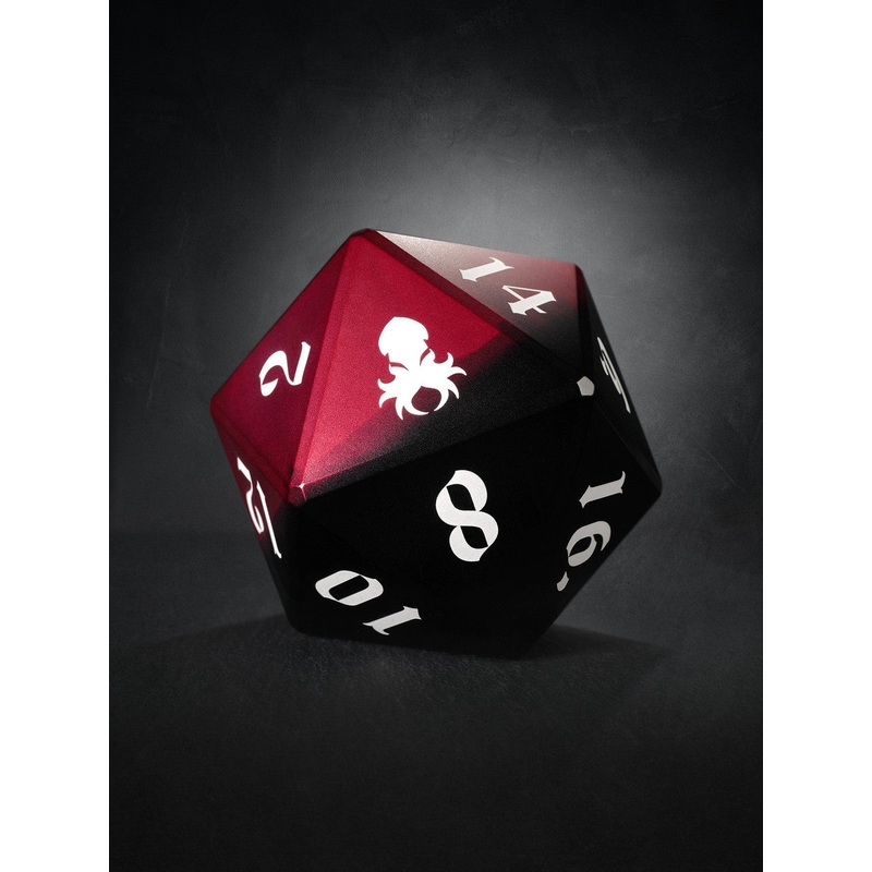 Vulcan: Blood Knight 75mm Black and Red Precision Aluminum Single D20