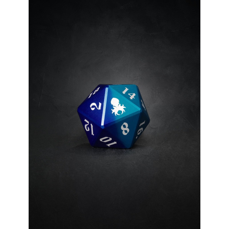 Vulcan: Dragon Knight 30mm Blue and Purple  Precision Aluminum Single D20