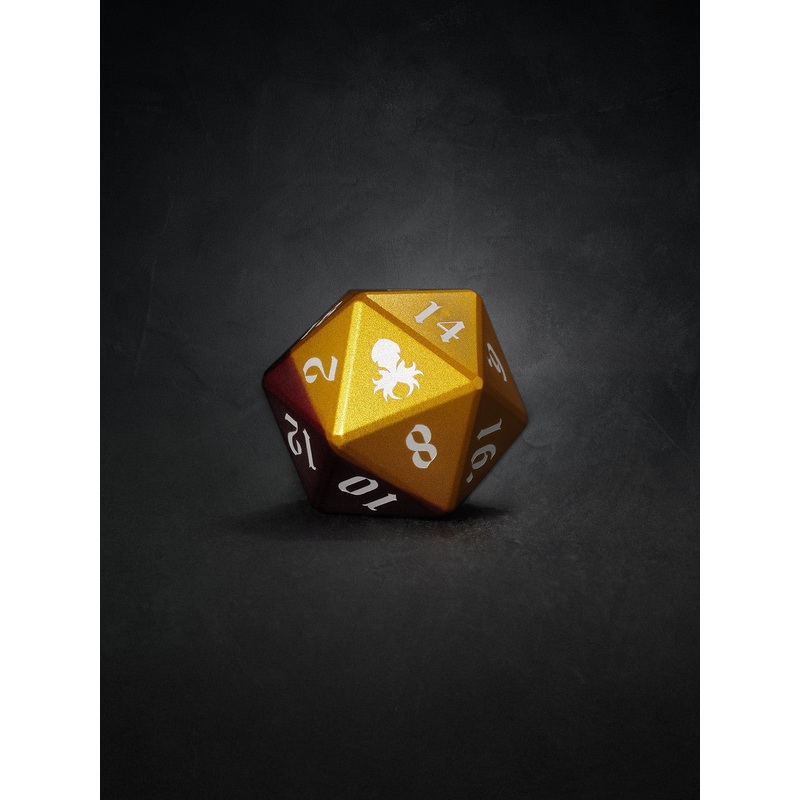 Vulcan: Rust Knight 30mm Orange and Red Precision Aluminum Single D20